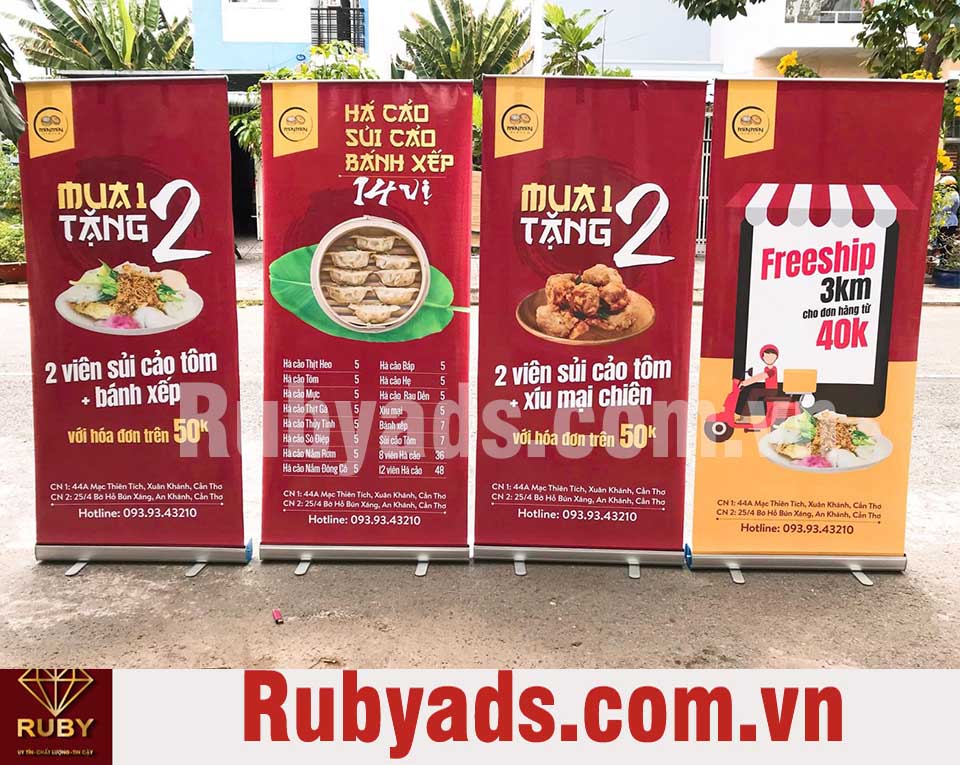 Dịch vụ in Standee lấy liền quận 6