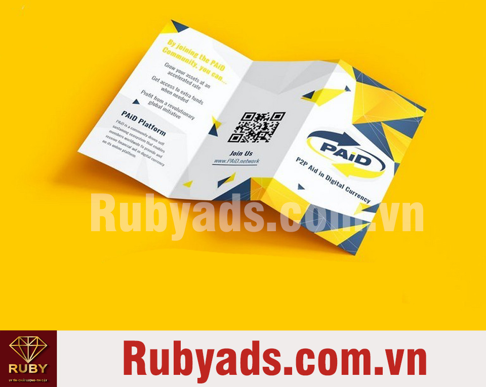 #1 Dịch vụ in tờ rơi giá rẻ lấy liền tại HCM | Rubyads.com.vn