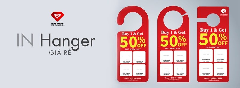 Dịch vụ in Hanger quảng cáo lấy liền huyện Hóc Môn - Rubyads uy tín