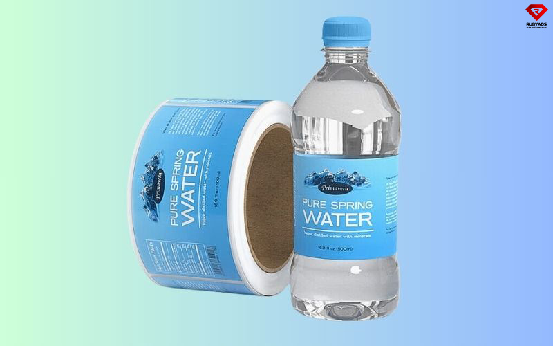 in tem nhãn nước đóng chai