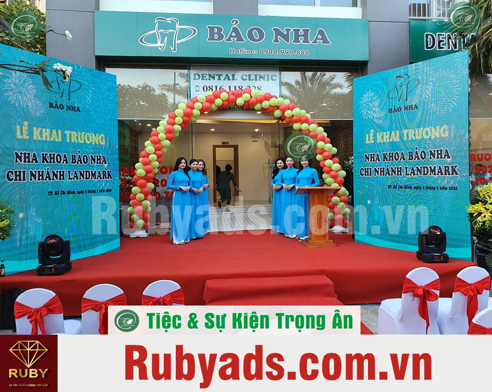 Dịch vụ Tổ chức lễ khai trương trọn gói cho doanh nghiệp tại Rubyads
