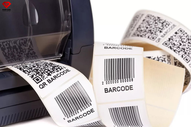 cách lắp giấy in tem nhãn vào máy