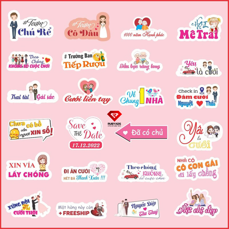 Dịch vụ in hashtag lấy liền quận 8 - Rubyads