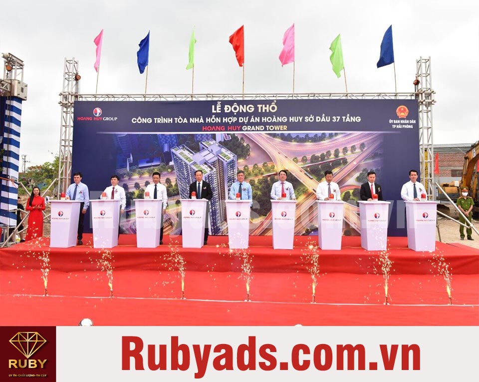 Dịch vụ tổ chức lễ khởi công trọn gói chuyên nghiệp tại Rubyads