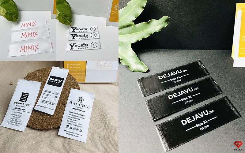 Rubyads cung cấp dịch vụ in tem nhãn mác quần áo