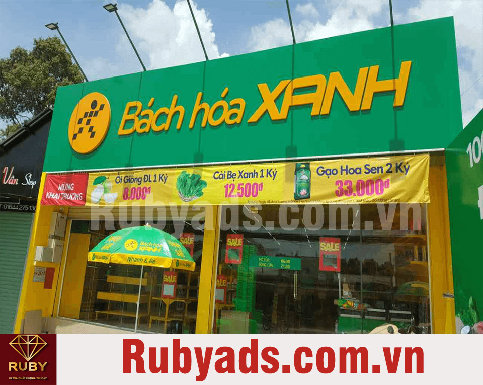 Thi công bảng hiệu quảng cáo tại quận Tân Phú - Thiết kế Rubyads