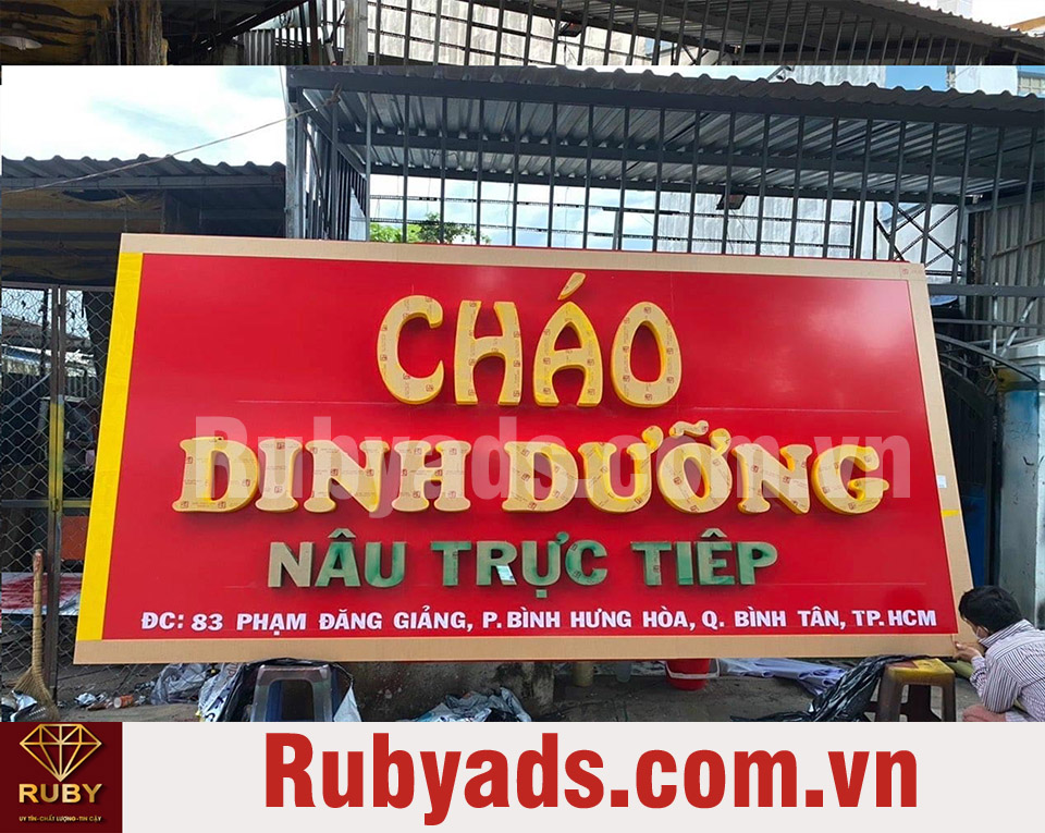 Ruby Thi công bảng hiệu quảng cáo Tân Phú uy tín