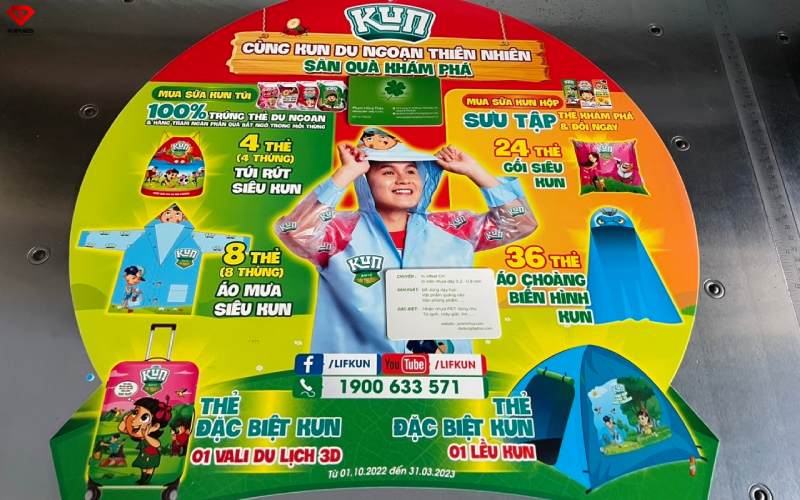 in hanger bảng treo