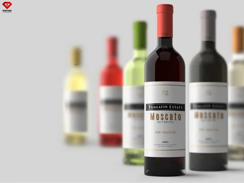 in tem nhãn rượu